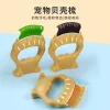 Pet combs, row combs, knot combs, beauty and styling separation combs, pointed tail combs, dog and cat knot removal floating hair self-cleaning combs, Hartley hair removal combs, shell combs, toothed combs, lice removal combs, multiple specifications and styles. For wholesale orders, please contact customer service details Picture